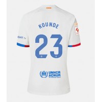 Barcelona Jules Kounde #23 Vonkajší futbalový dres 2023-24 Krátky Rukáv